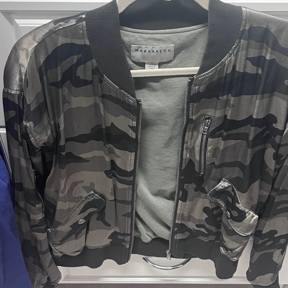 Marrakech Silk bomber jacket